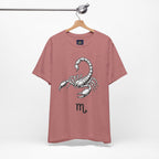 Scorpio Zodiac Tee - Unisex Minimalist Black and White Design