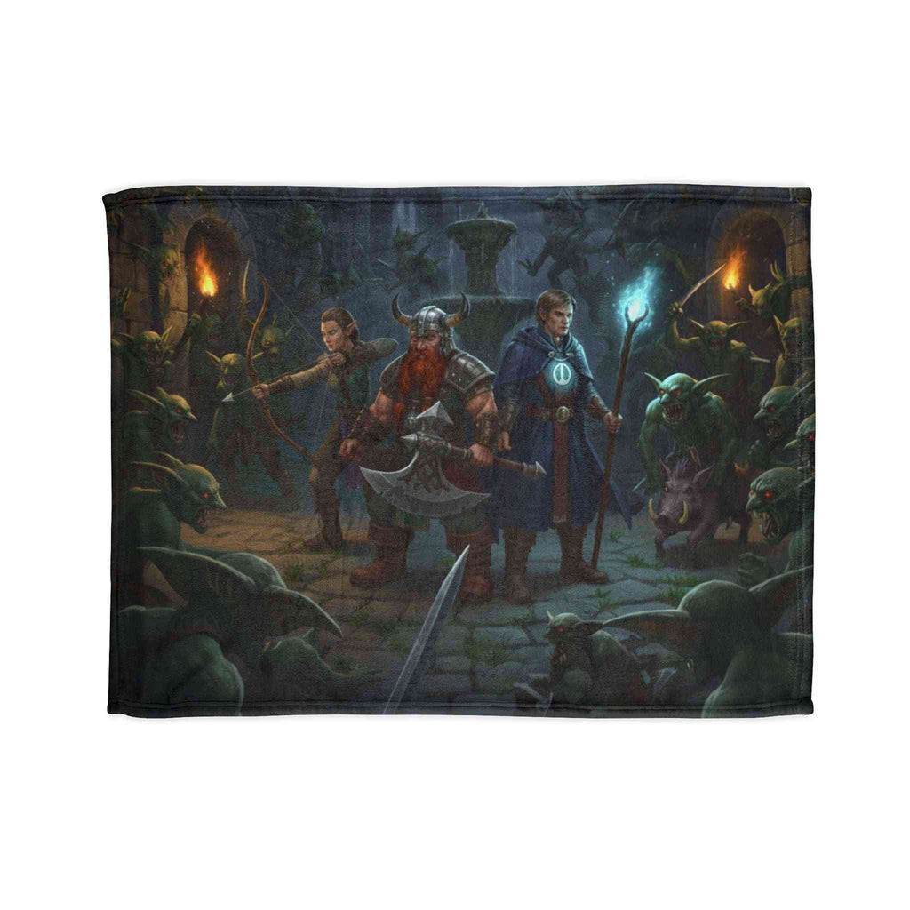 Surrounded in the Dungeon - Fleece Throw