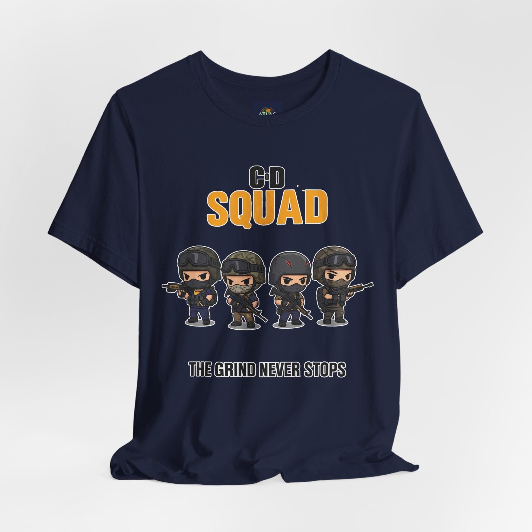 CoD Squad Tee for Gamers: The Grind Never Stops