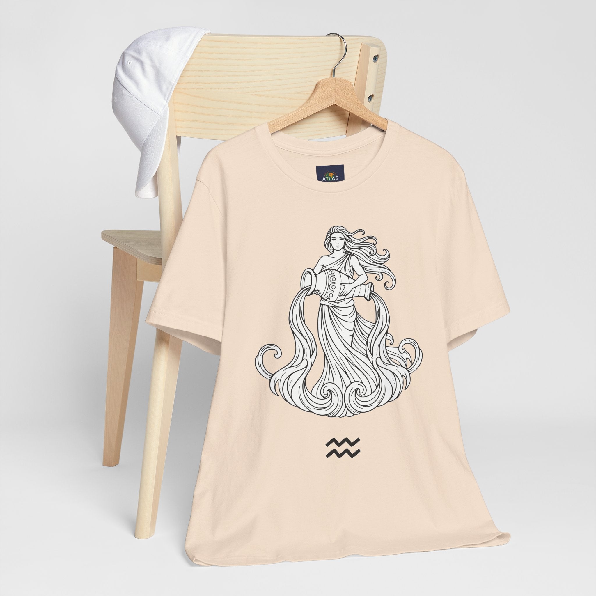 Aquarius Zodiac Tee - Unisex Astrology T-Shirt for Trendy Style
