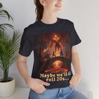D&D Fantasy T-Shirt - Roll a Natural 20 Dungeon Master RPG Unisex Tee