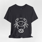 Cancer Horoscope T-Shirt - Stylish Astrology Tee for Cancer Zodiac Sign