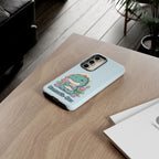 NamasTe-Rex Meditating Dinosaur Phone Case - Funny Yoga T-Rex Mobile Cover | Zen Tech Gift - Atlas Briefly