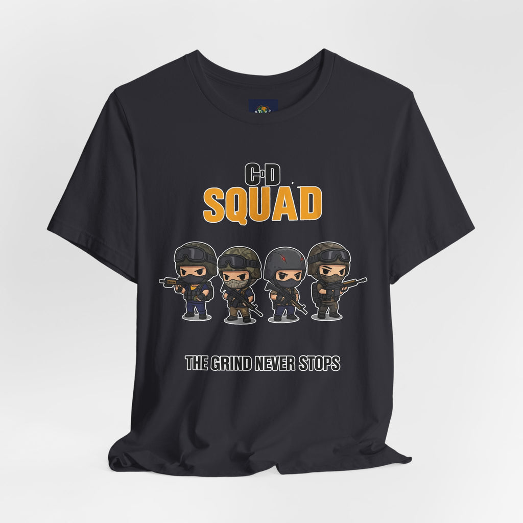 CoD Squad Tee for Gamers: The Grind Never Stops