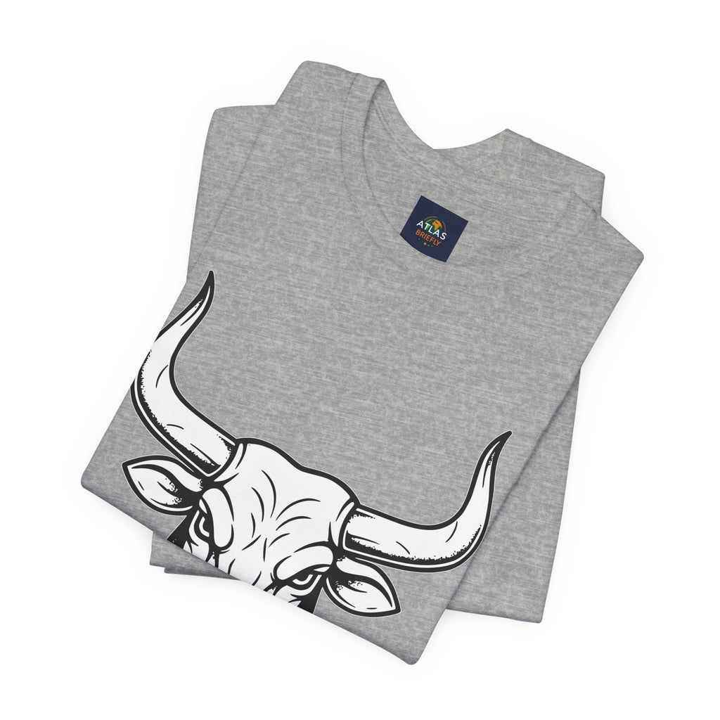 Taurus Zodiac T-Shirt - Minimalist Black and White Unisex T-Shirt