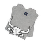 Taurus Zodiac T-Shirt - Minimalist Black and White Unisex T-Shirt