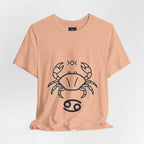 Cancer Horoscope T-Shirt - Stylish Astrology Tee for Cancer Zodiac Sign