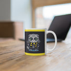 Harry Potter Hufflepuff Cat Mug - Adorable Wizard Kitty Coffee Cup | Ideal Potter Gift