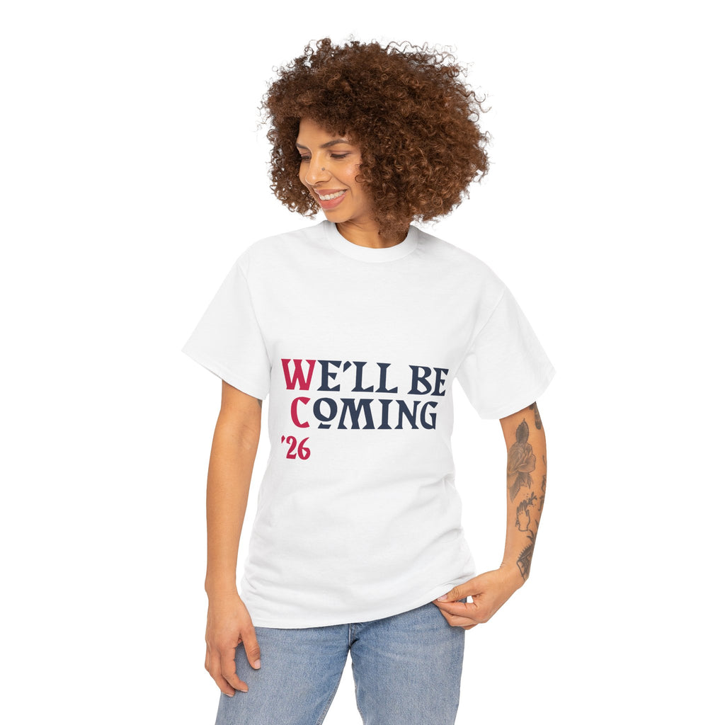 "We'll Be Coming '26" Scotland World Cup T-Shirt | Premium Tartan Army Fan Gear