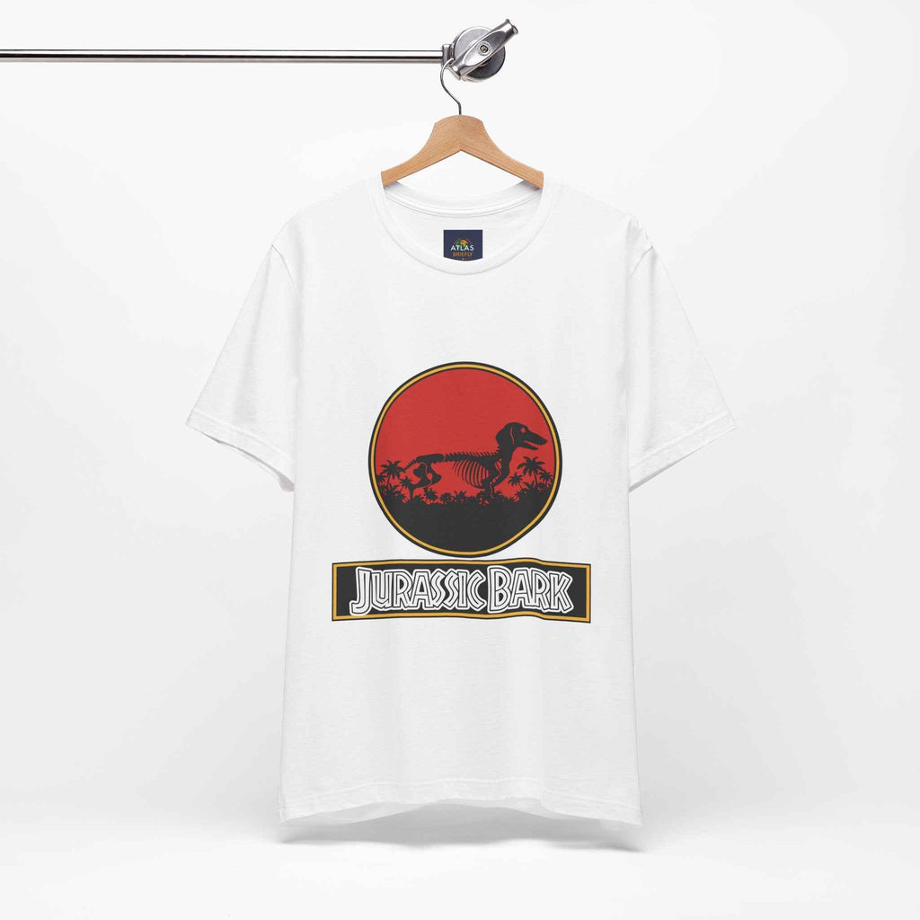 Dachshund Jurassic Bark T-Shirt - Perfect Wiener Dog Gift for Pet Lovers - Atlas Briefly