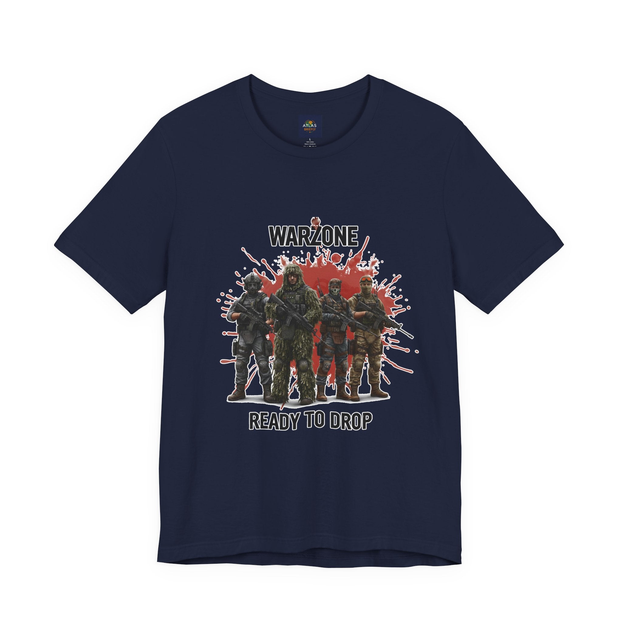 Warzone Drop T-shirt for Squad's Fashion Sense and Diverse K/D Ratio - Atlas Briefly