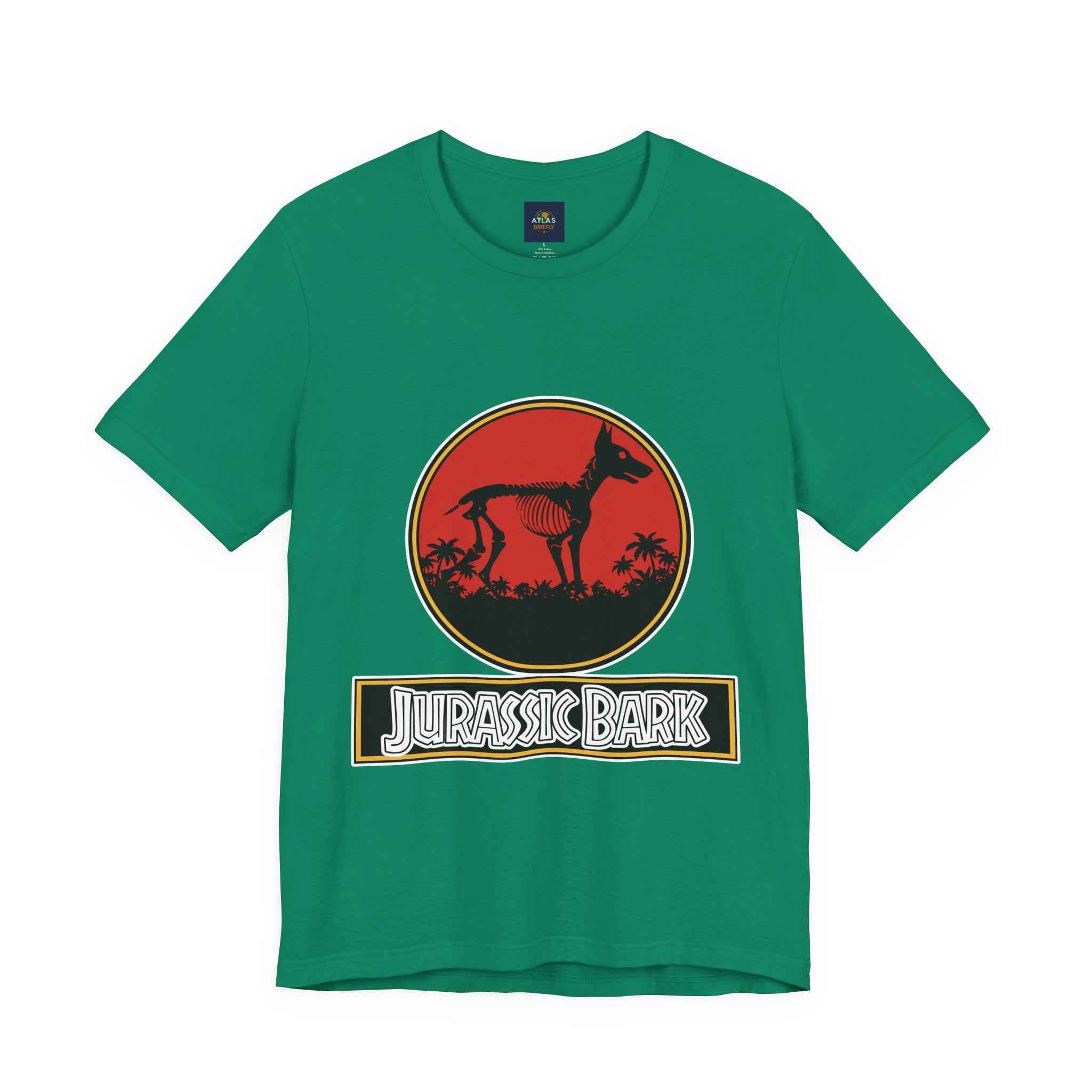 Doberman T-Shirt for Dog Lovers - Jurassic Bark Design - Atlas Briefly