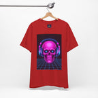 Neon Skull Synthwave Tee - Atlas Briefly