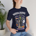 Witch Please Halloween T-Shirt - Sassy Witch Tee with Pumpkin Design | Funny Halloween Shirt - Atlas Briefly