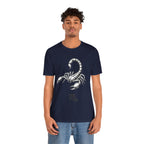 Scorpio Zodiac Tee - Unisex Minimalist Black and White Design