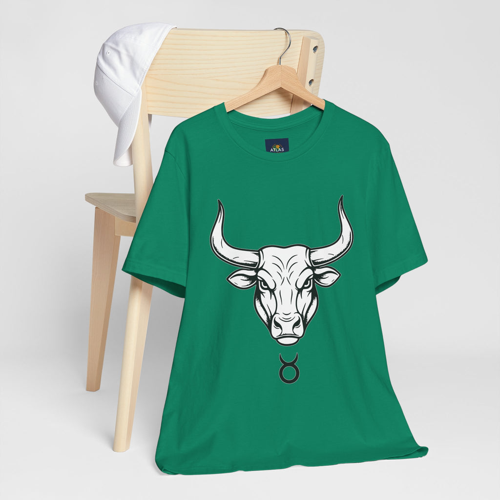Taurus Zodiac T-Shirt - Minimalist Black and White Unisex T-Shirt