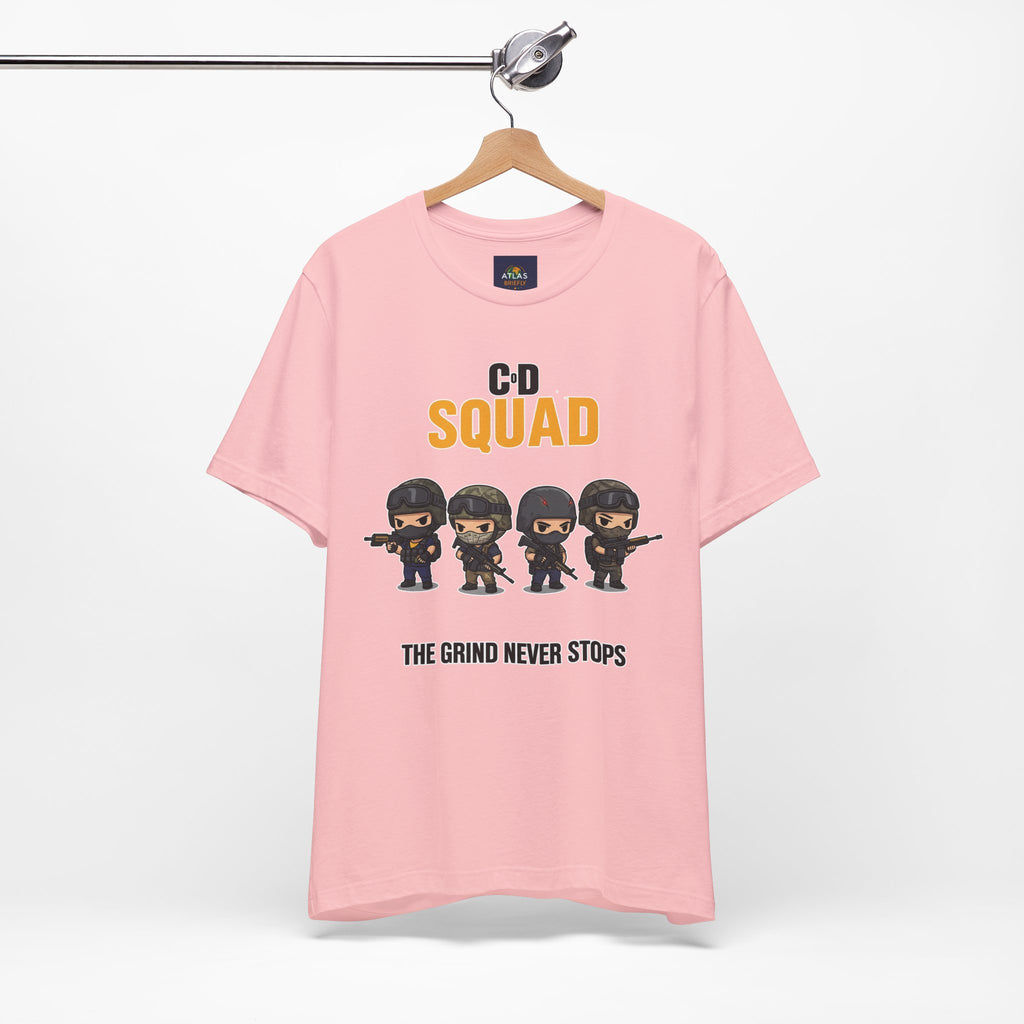 CoD Squad Tee for Gamers: The Grind Never Stops