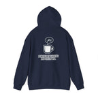 Powered by Caffeine and Sheer Will Hoodie - Funny Coffee Lover Sweatshirt | Minimalist Humor Gift - Atlas Briefly