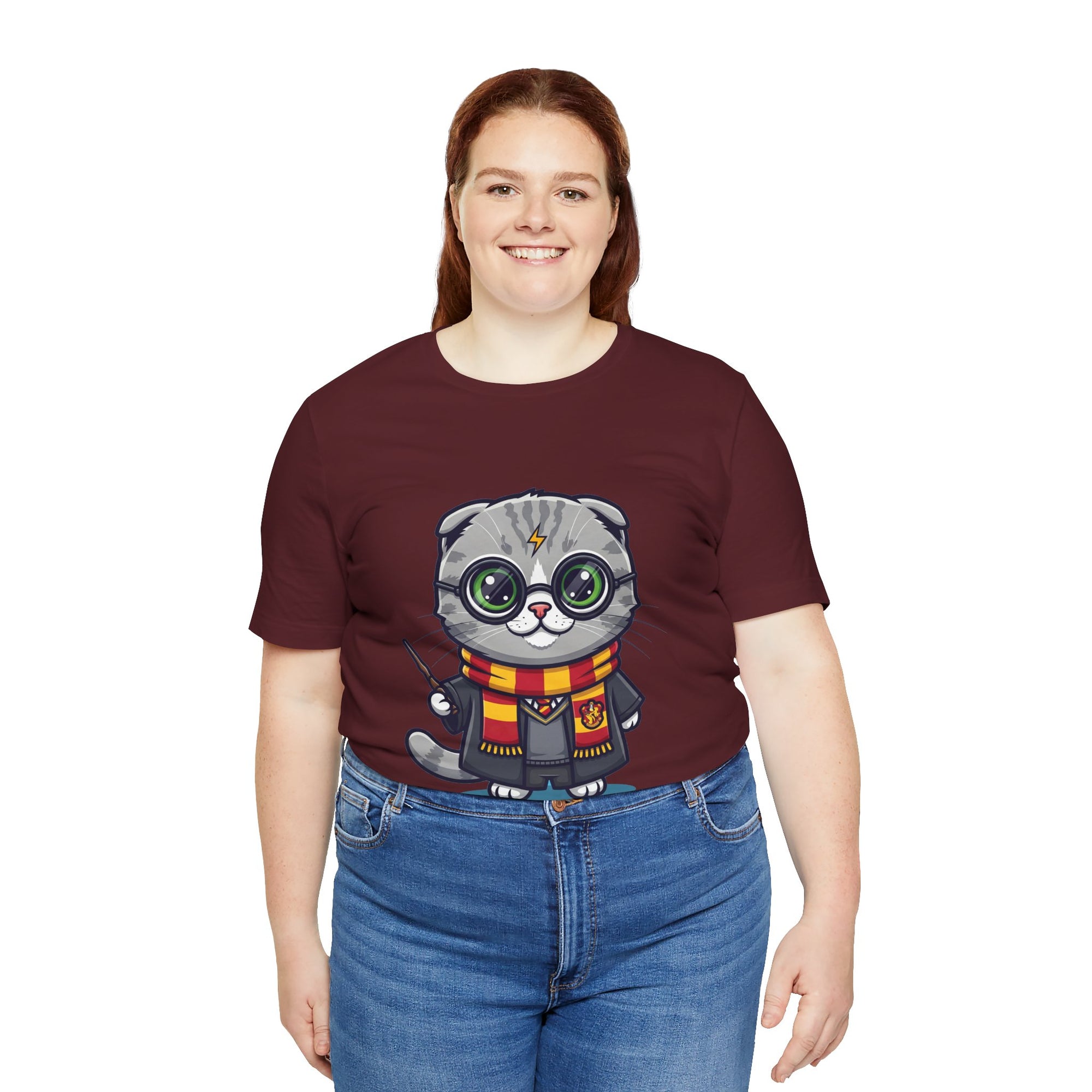 Griffinclaw Harry Potter T-Shirt - Funny Wizarding World Tee | Cute Potter Cat Gift - Atlas Briefly