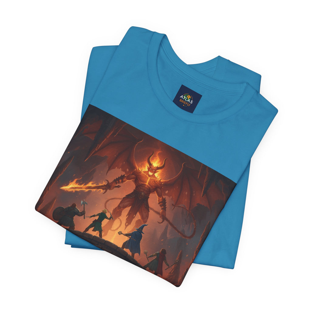 D&D Fantasy T-Shirt - Roll a Natural 20 Dungeon Master RPG Unisex Tee
