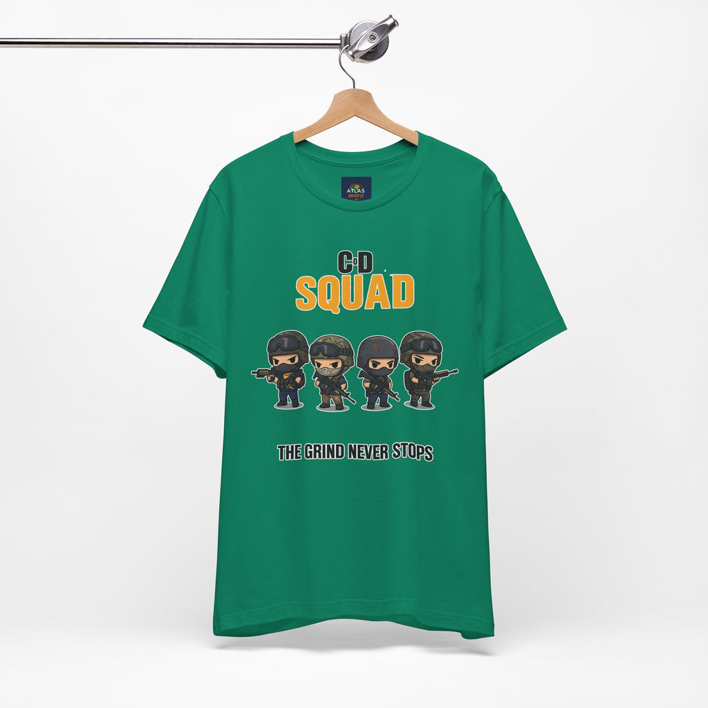 CoD Squad Tee for Gamers: The Grind Never Stops