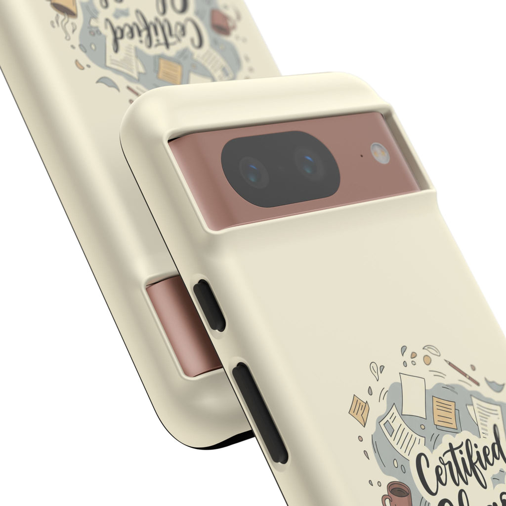 Certified Chaos Coordinator Phone Case - Funny Mom Teacher Mobile Cover | Organized Chaos Gift - Atlas Briefly