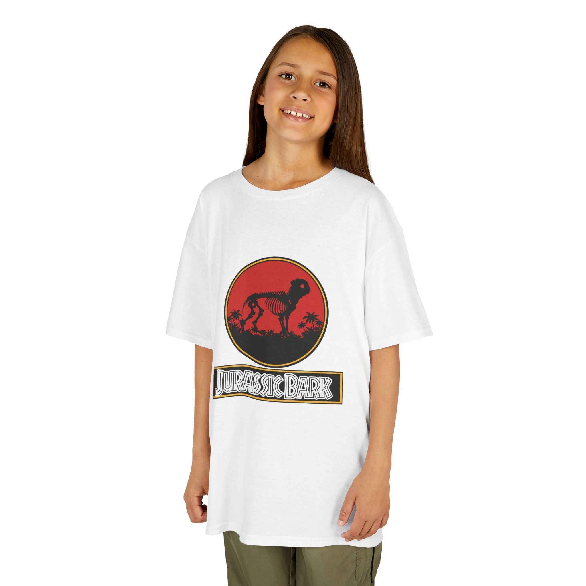 Kids Pug Jurassic Bark T-Shirt - Fun Dog & Dinosaur Tee for Kids with Worldwide Shipping - Atlas Briefly