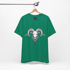 Aries Horoscope Tee - Unisex Black and White Minimal Design