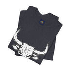 Taurus Zodiac T-Shirt - Minimalist Black and White Unisex T-Shirt