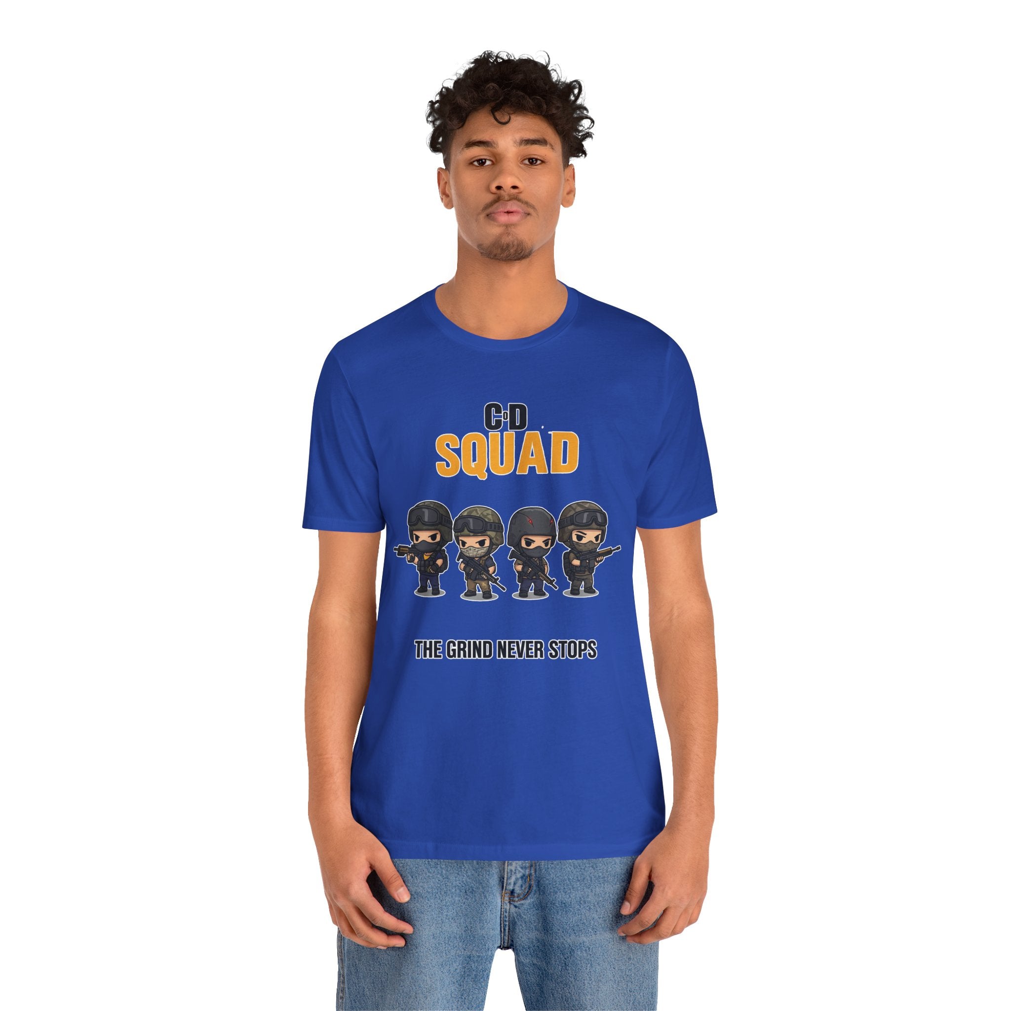 CoD Squad Tee for Gamers: The Grind Never Stops