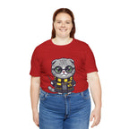Hufflepurr Harry Potter T-Shirt - Funny Wizarding World Tee | Cute Potter Cat Gift - Atlas Briefly