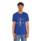 Libra Zodiac Tee - Stylish Unisex Minimalist Black and White Design