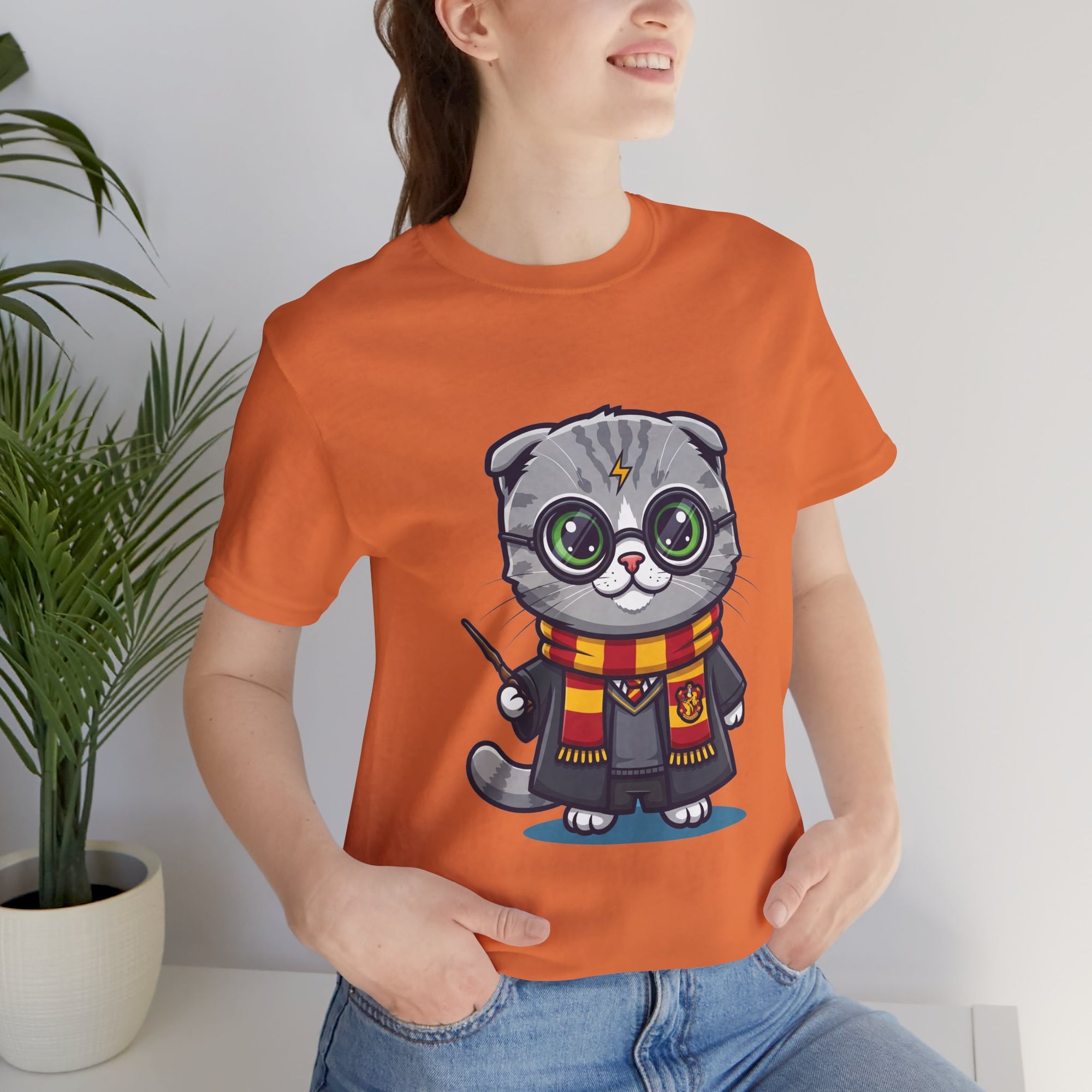Griffinclaw Harry Potter T-Shirt - Funny Wizarding World Tee | Cute Potter Cat Gift - Atlas Briefly