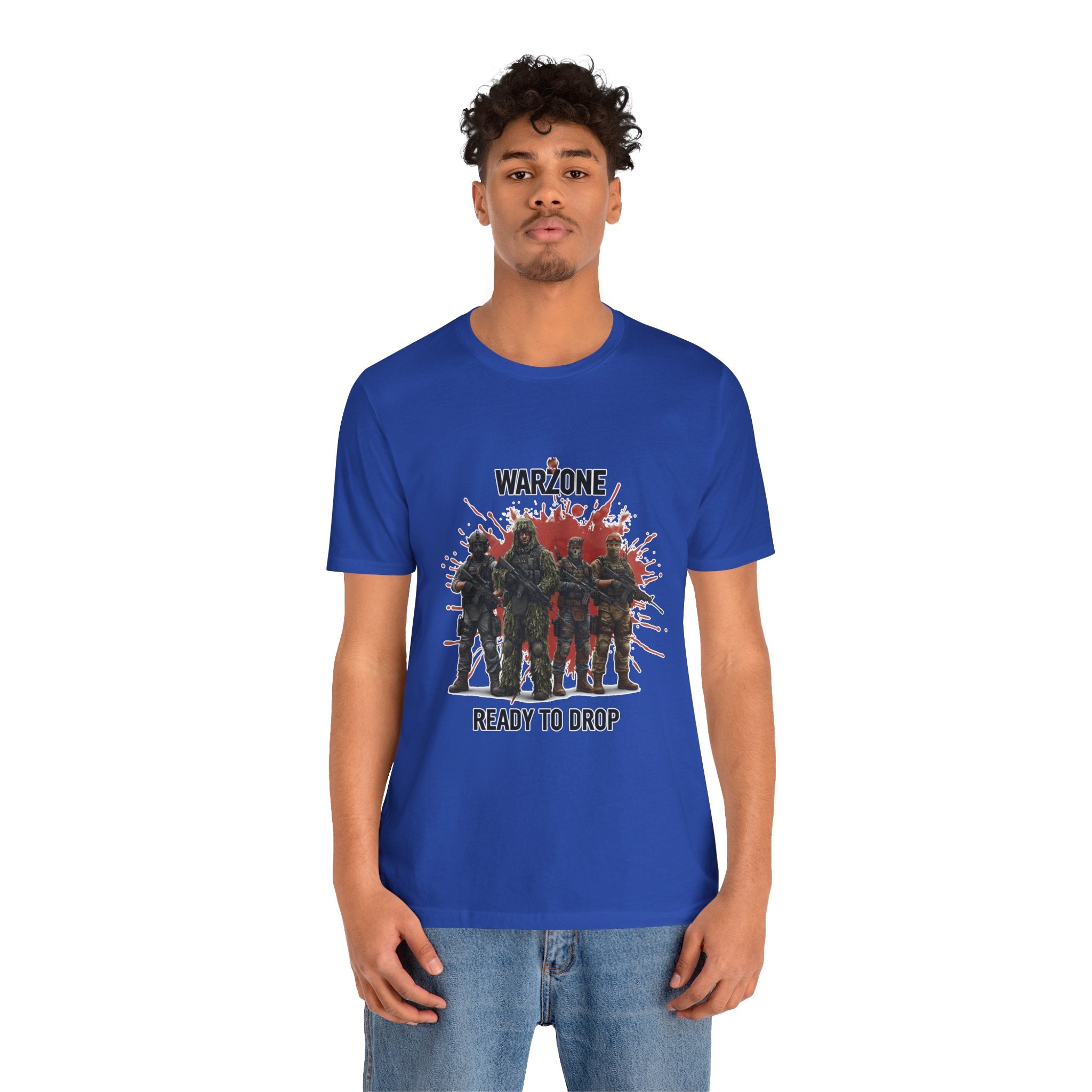 Warzone Drop T-shirt for Squad's Fashion Sense and Diverse K/D Ratio