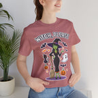 Witch Please Halloween T-Shirt - Sassy Witch Tee with Pumpkin Design | Funny Halloween Shirt - Atlas Briefly