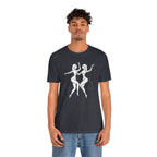 Gemini Zodiac Tee - Minimalistic Black and White Unisex Design