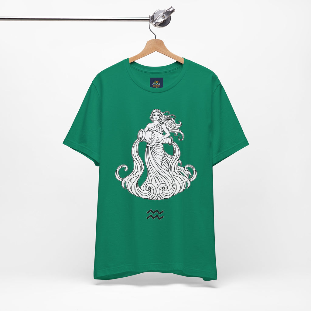 Aquarius Zodiac Tee - Unisex Astrology T-Shirt for Trendy Style