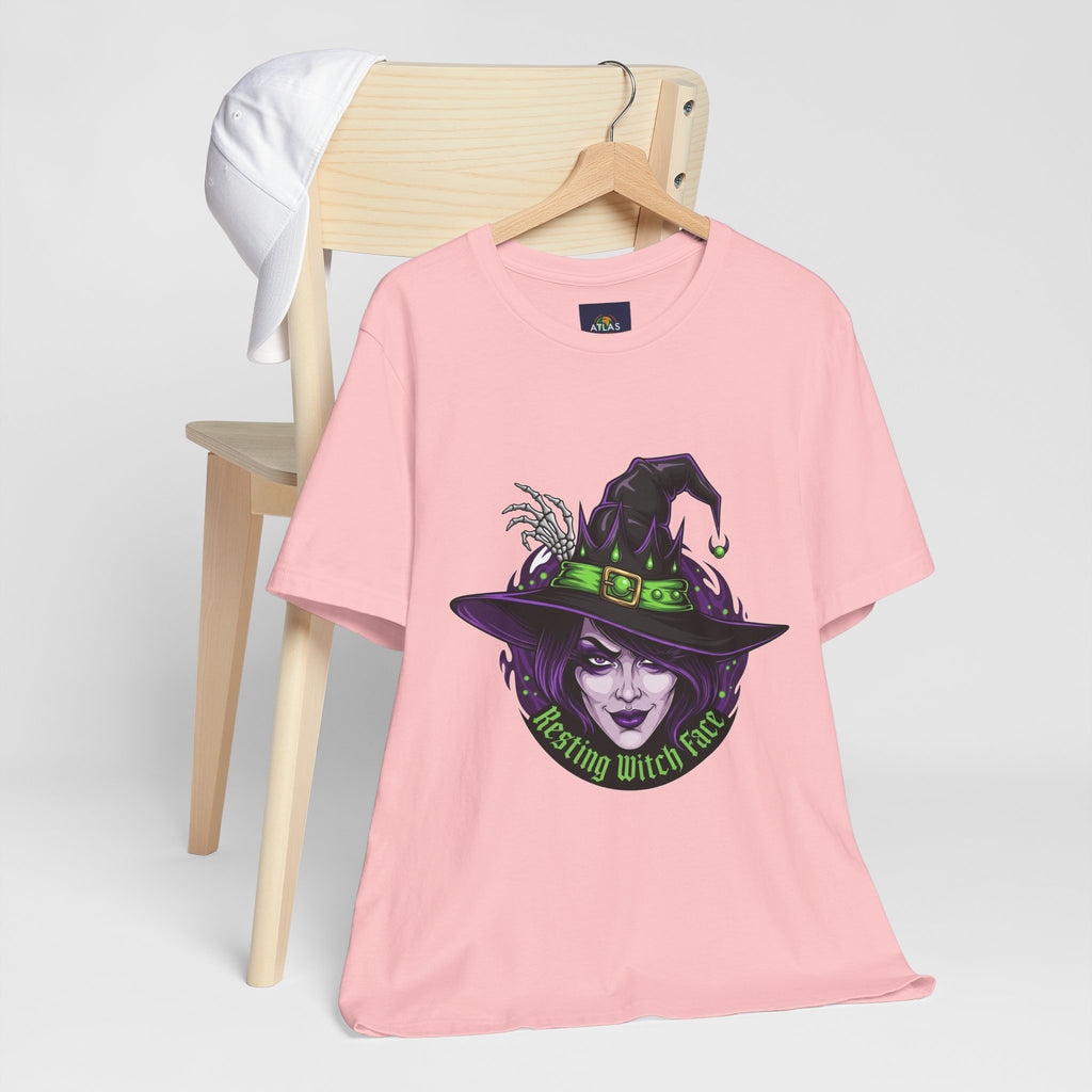 Resting Witch Face Halloween T-Shirt - Funny Witch Tee for Women & Men | Halloween Graphic Shirt - Atlas Briefly