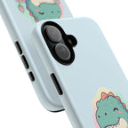 NamasTe-Rex Meditating Dinosaur Phone Case - Funny Yoga T-Rex Mobile Cover | Zen Tech Gift - Atlas Briefly