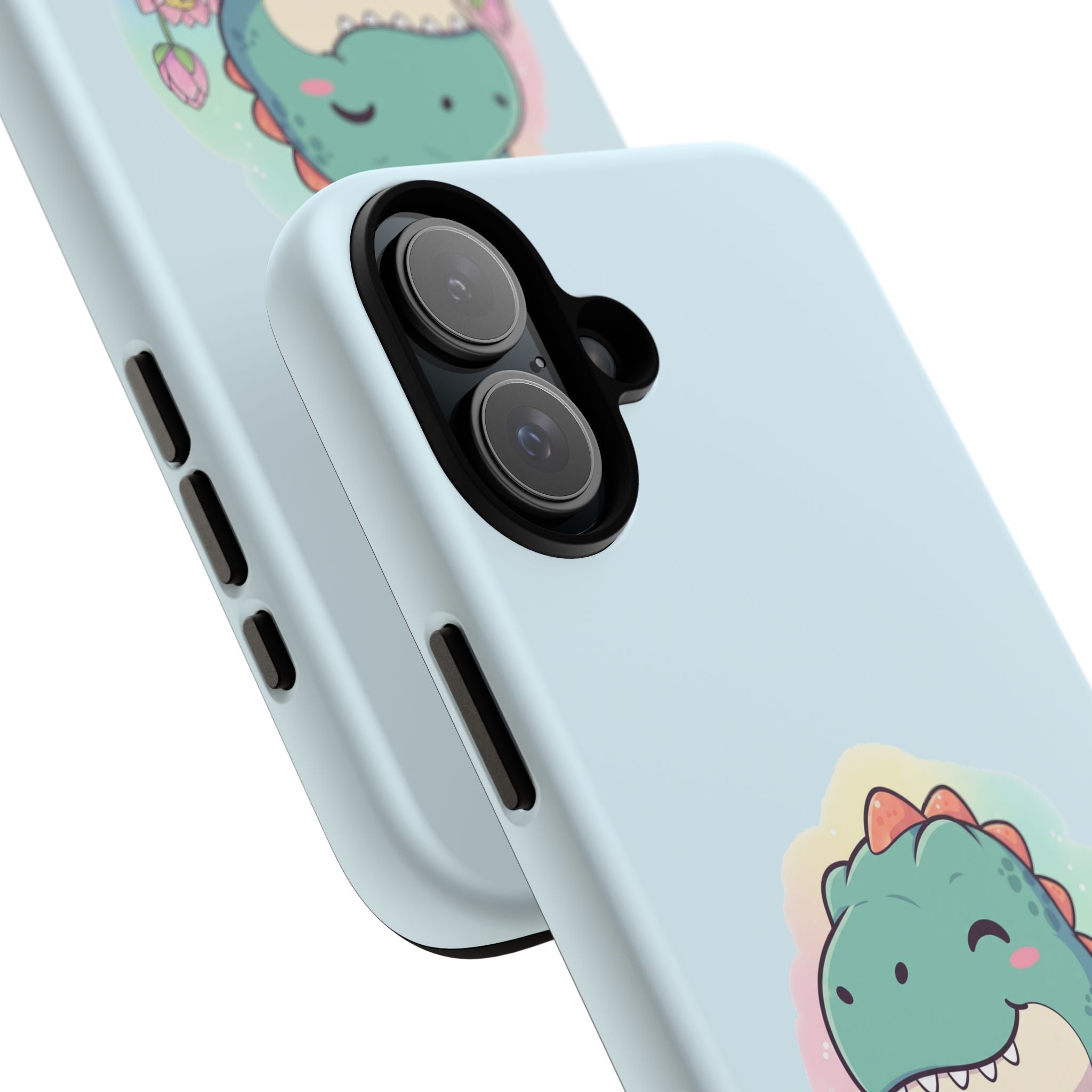 NamasTe-Rex Meditating Dinosaur Phone Case - Funny Yoga T-Rex Mobile Cover | Zen Tech Gift - Atlas Briefly
