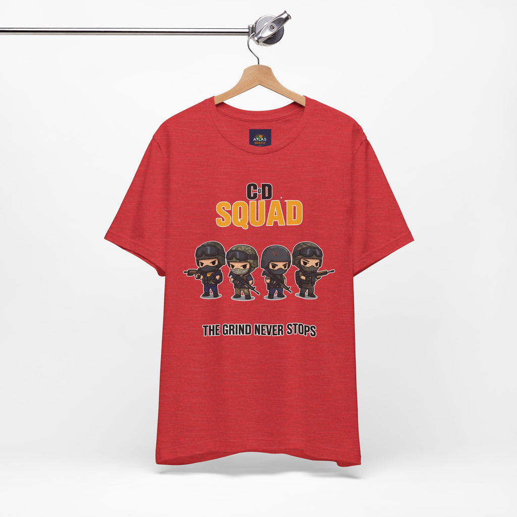 CoD Squad Tee for Gamers: The Grind Never Stops