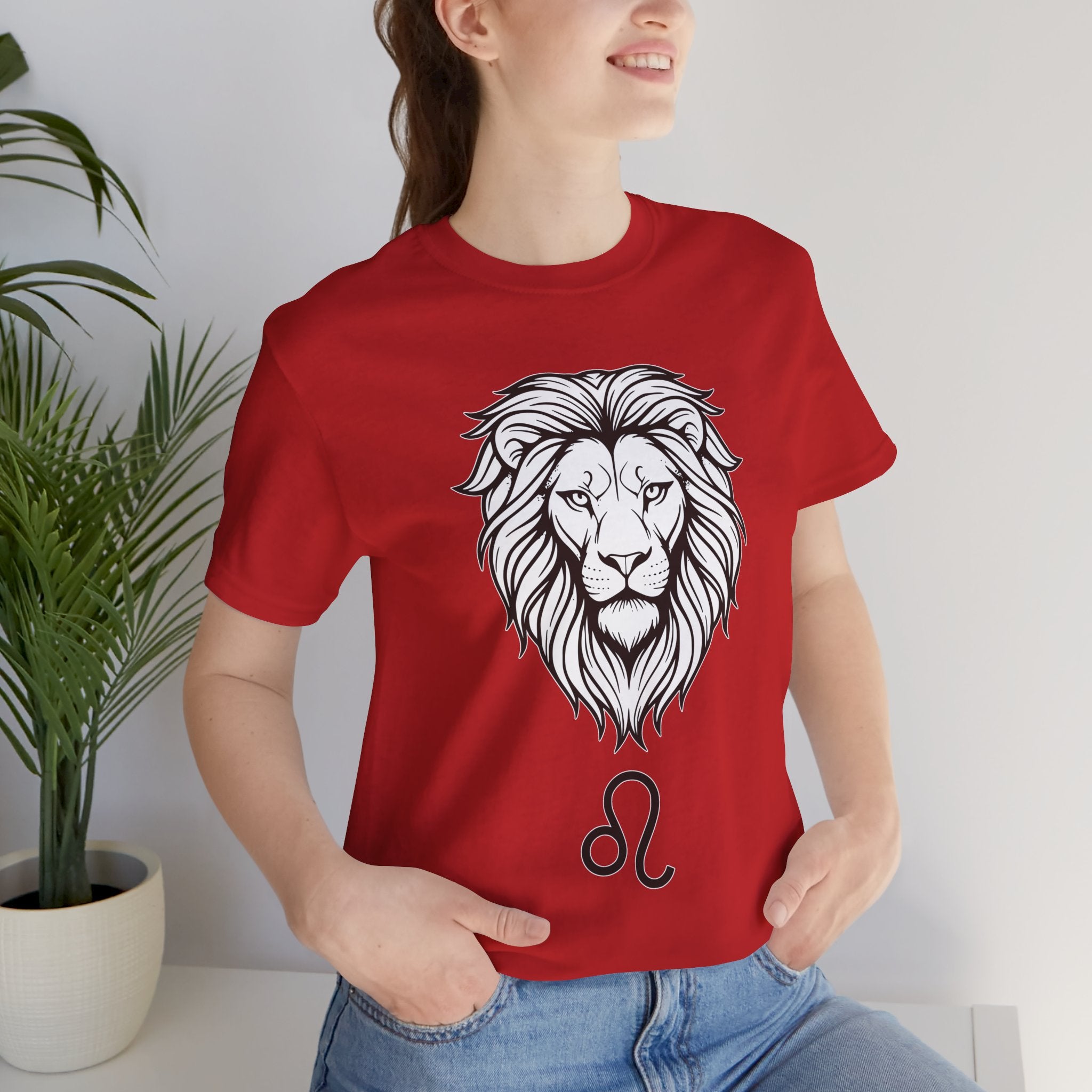Leo Zodiac T-shirt- Black & White Leo unisex Shirt