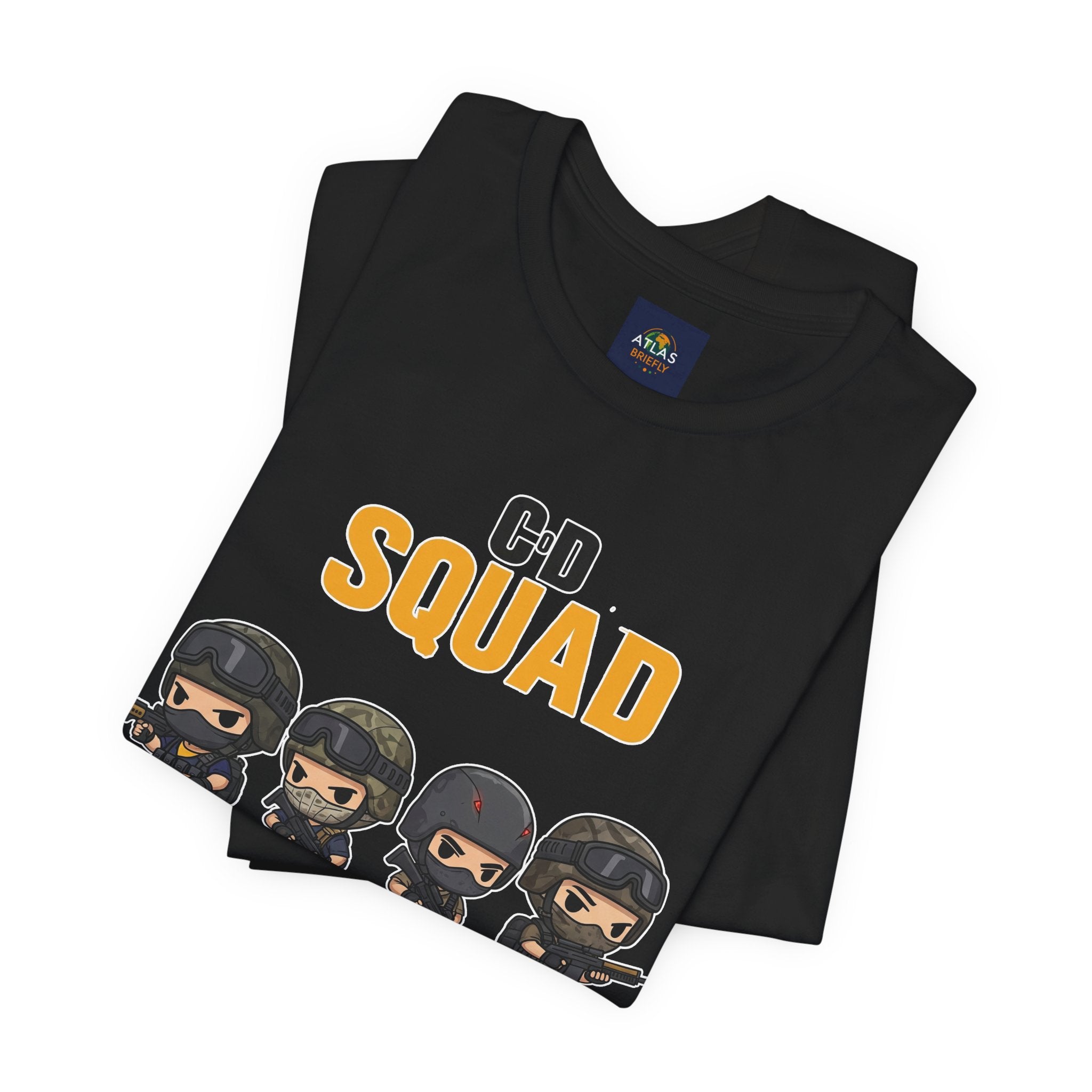 CoD Squad Tee for Gamers: The Grind Never Stops - Atlas Briefly