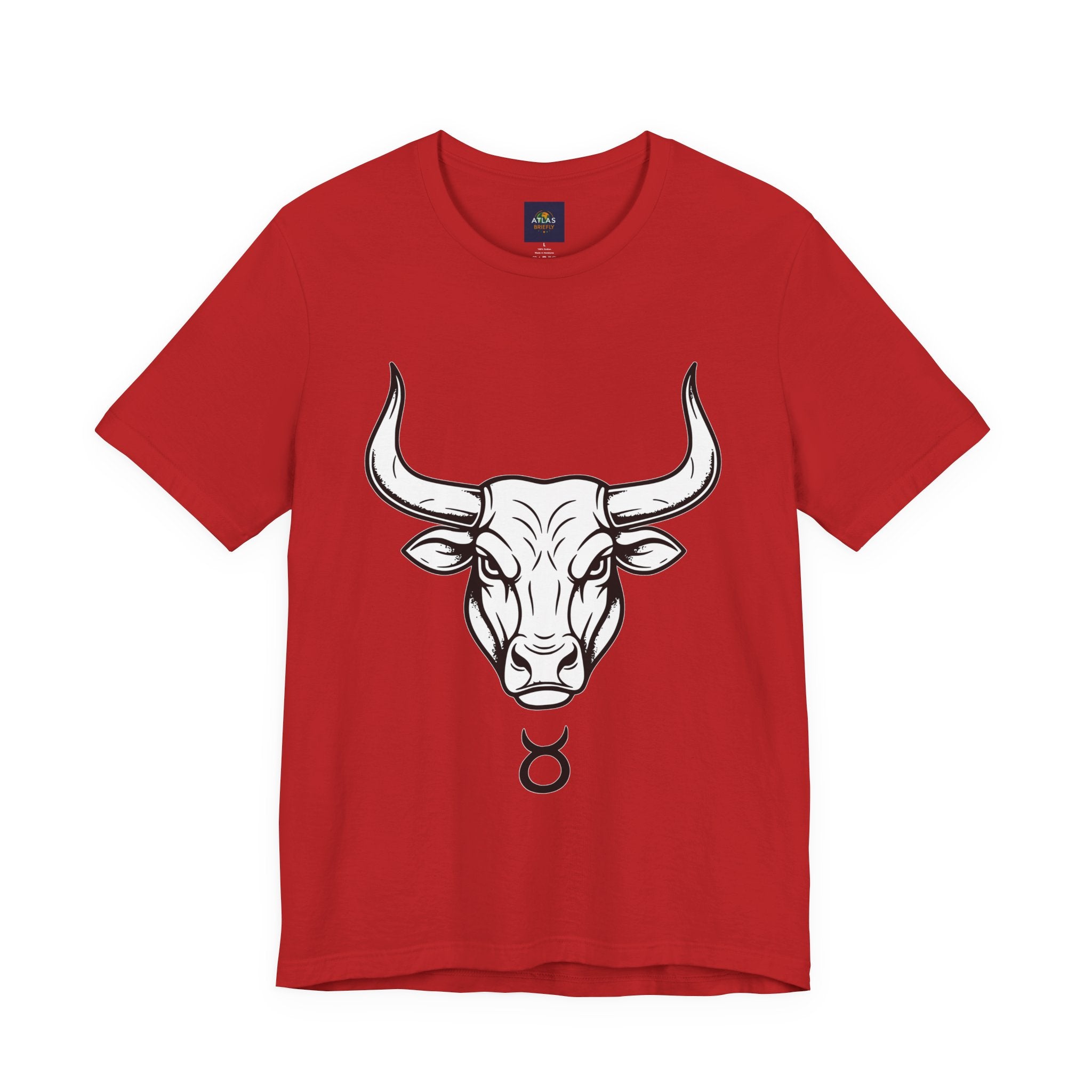 Taurus Zodiac T-Shirt - Minimalist Black and White Unisex T-Shirt