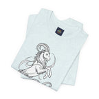 Capricorn Zodiac Tee - Unisex Minimalist Horoscope Shirt in Black and White