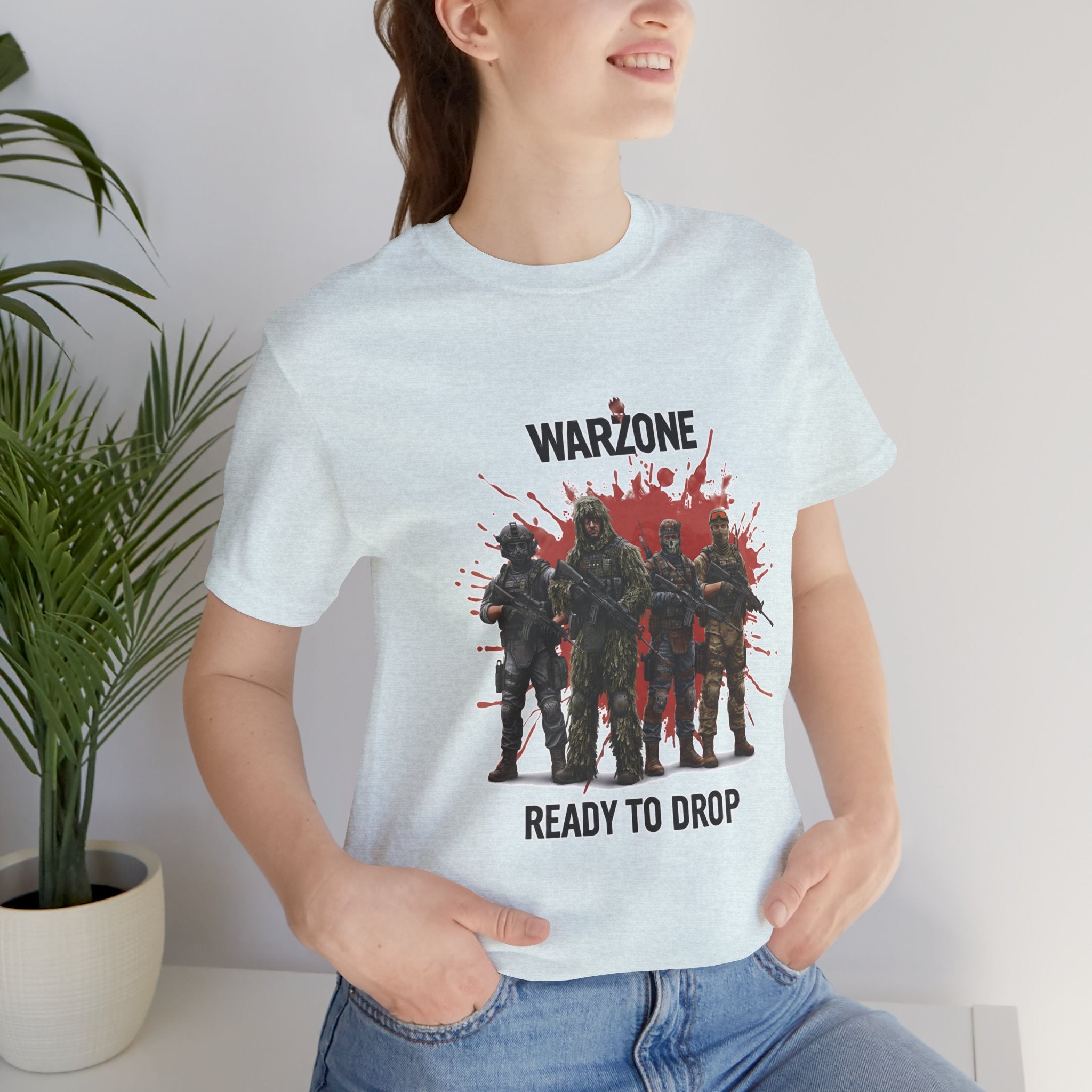 Warzone Drop T-shirt for Squad's Fashion Sense and Diverse K/D Ratio