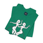 Gemini Zodiac Tee - Minimalistic Black and White Unisex Design