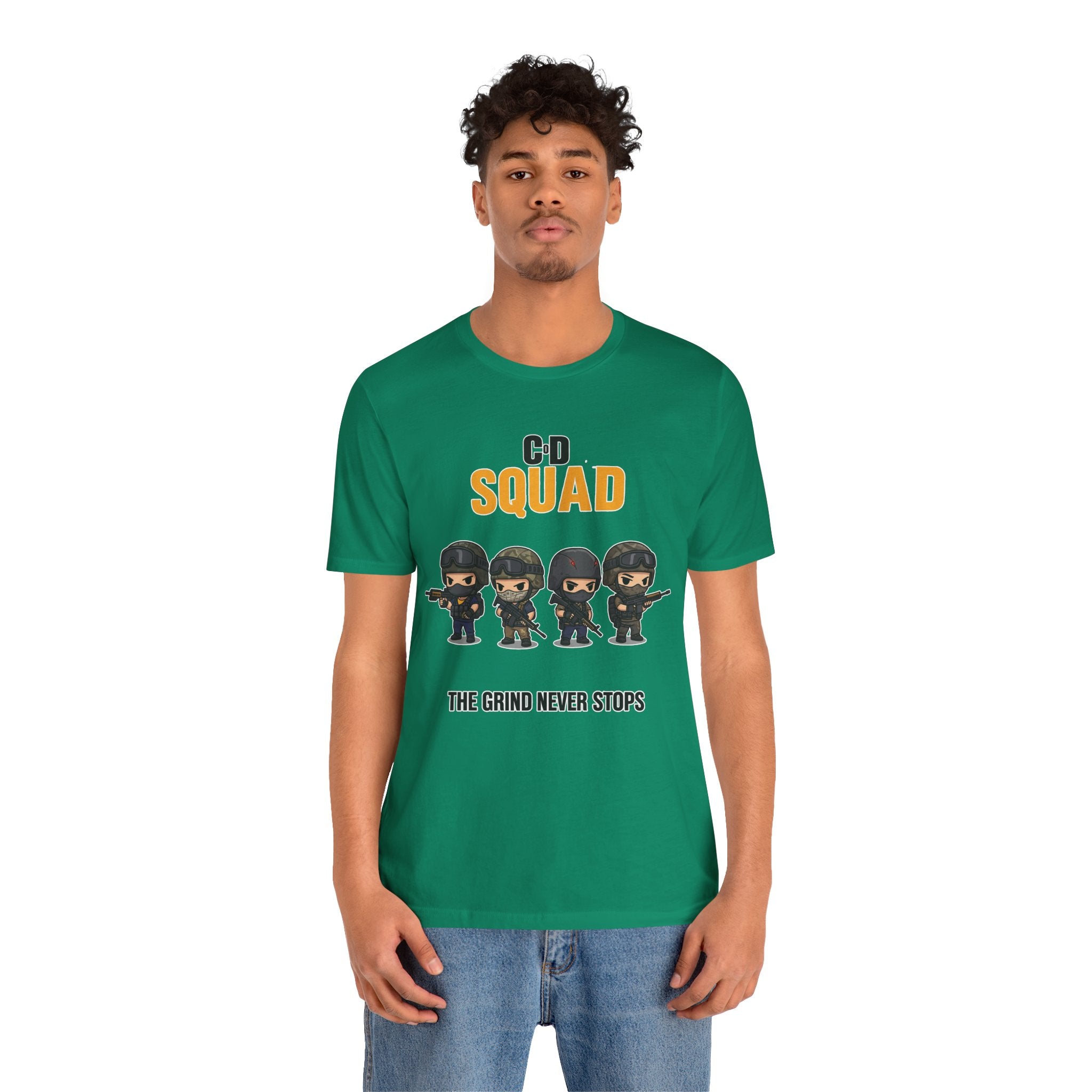 CoD Squad Tee for Gamers: The Grind Never Stops