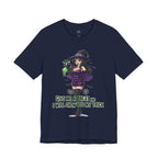 Sexy Witch Halloween T-Shirt - Flirty Witch Costume Tee | Trick or Treat Halloween Shirt - Atlas Briefly