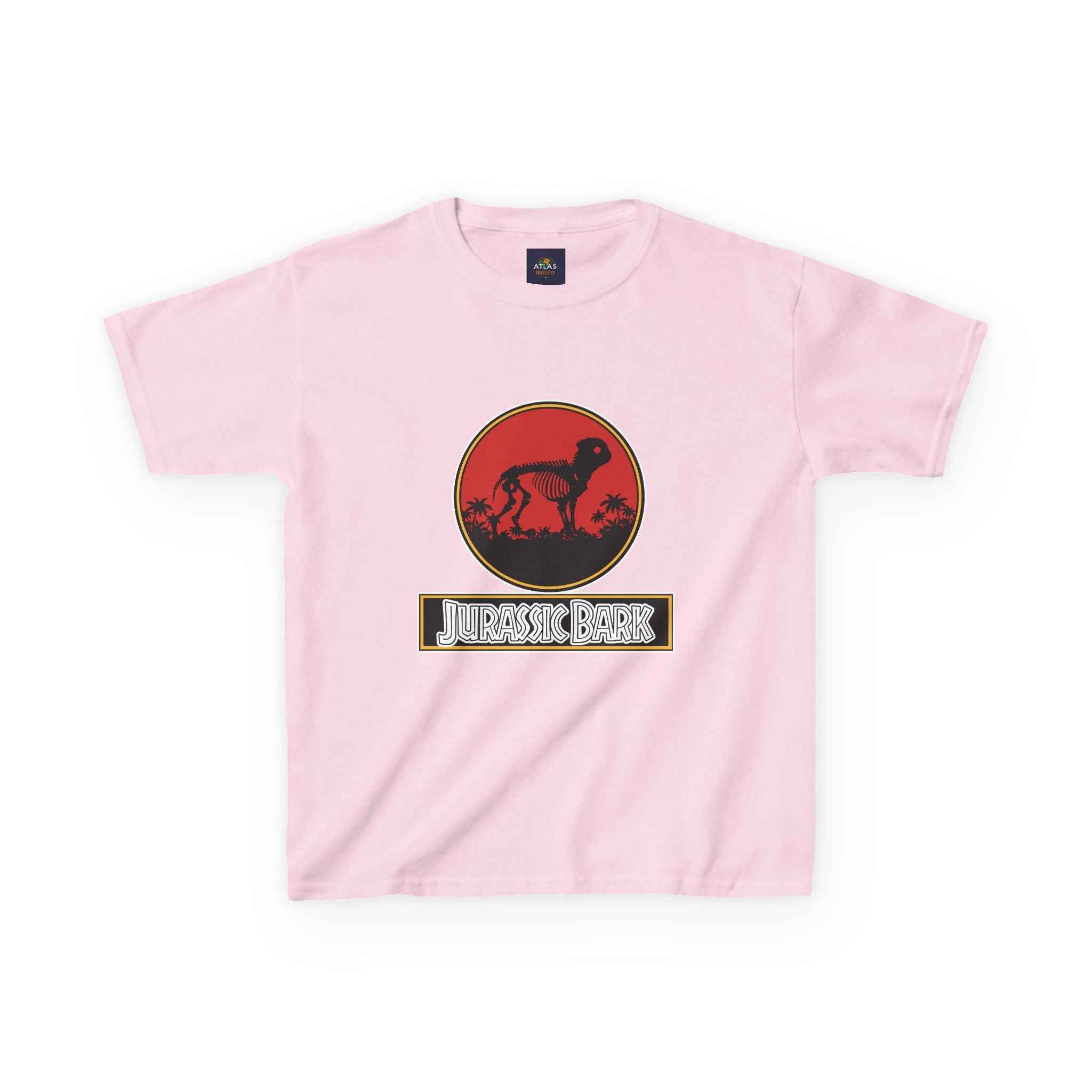Kids Pug Jurassic Bark T-Shirt - Fun Dog & Dinosaur Tee for Kids with Worldwide Shipping - Atlas Briefly